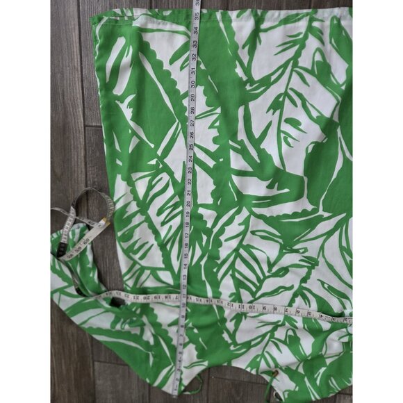 LILLY PULITZER for Target Boom Boom Shift Dress Tropical Leaves Green Sz XL - Picture 8 of 8